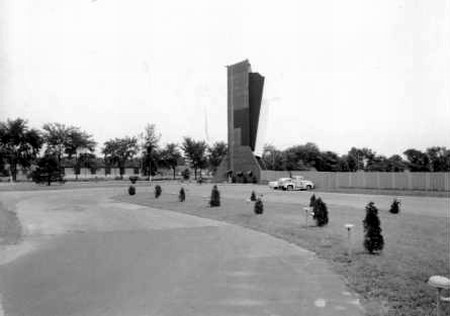 East Side Drive-In Theatre - Screen And Driveway - Photo From Rg
